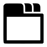 Gui Form Tab Pane SVG Icon
